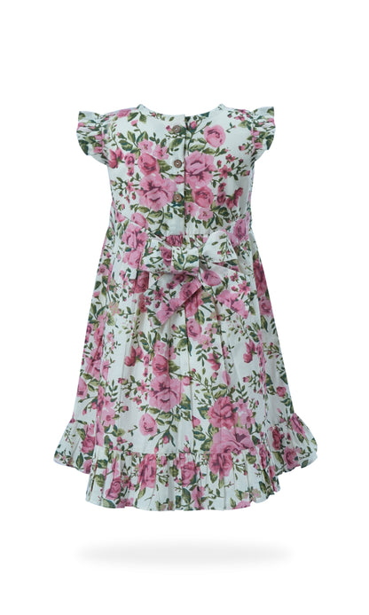 Rosa Dress : WHITE : Infant : Toddler : Tween dress & diaper cover Yo Baby India 