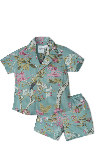 Sameer Shirt and Shorts Set : SAGE : Infant : Toddler : Tween shirt & shorts Yo Baby India 