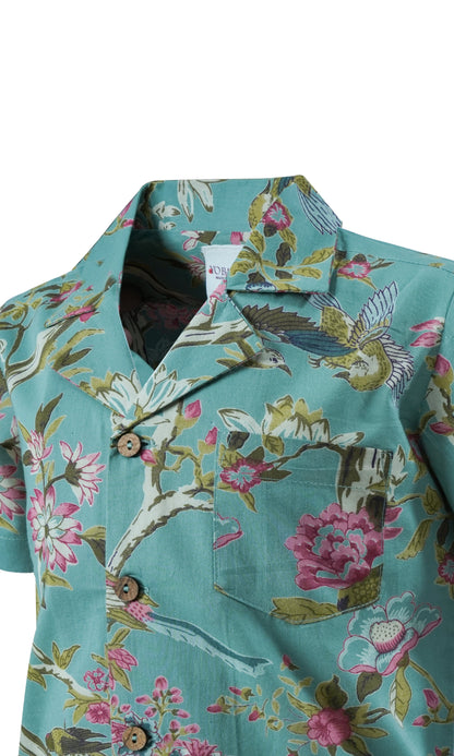 Sameer Shirt and Shorts Set : SAGE : Infant : Toddler : Tween shirt & shorts Yo Baby India 