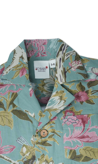 Sameer Shirt and Shorts Set : SAGE : Infant : Toddler : Tween shirt & shorts Yo Baby India 