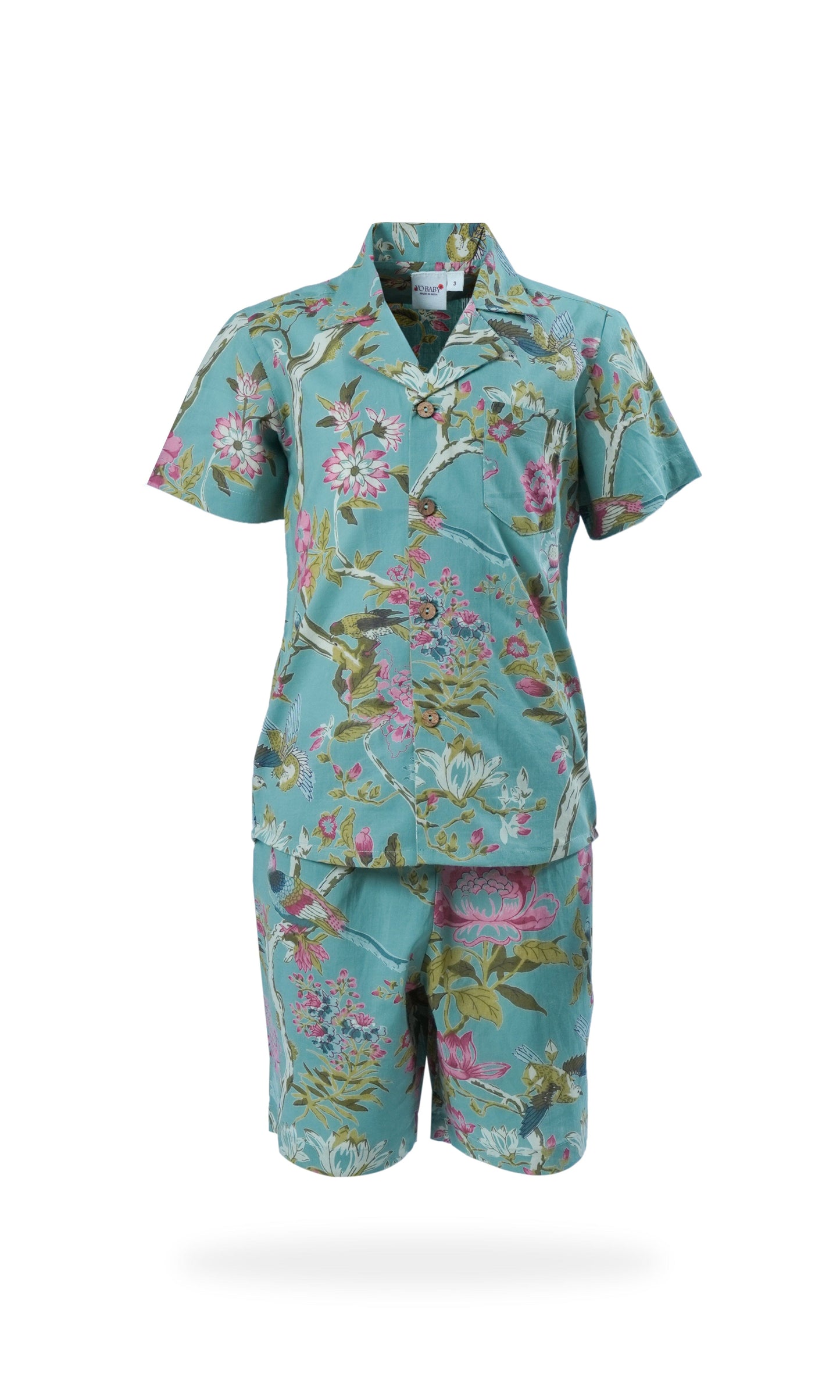 Sameer Shirt and Shorts Set : SAGE : Infant : Toddler : Tween shirt & shorts Yo Baby India 