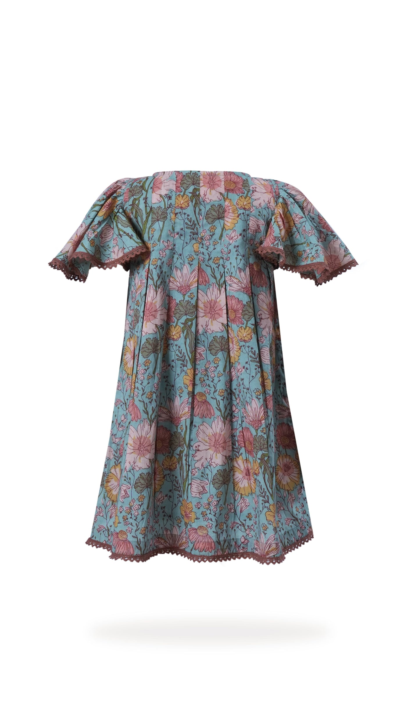 Samsara Dress: BLUE : Infant : Toddler : Tween dress & diaper cover Yo Baby India 