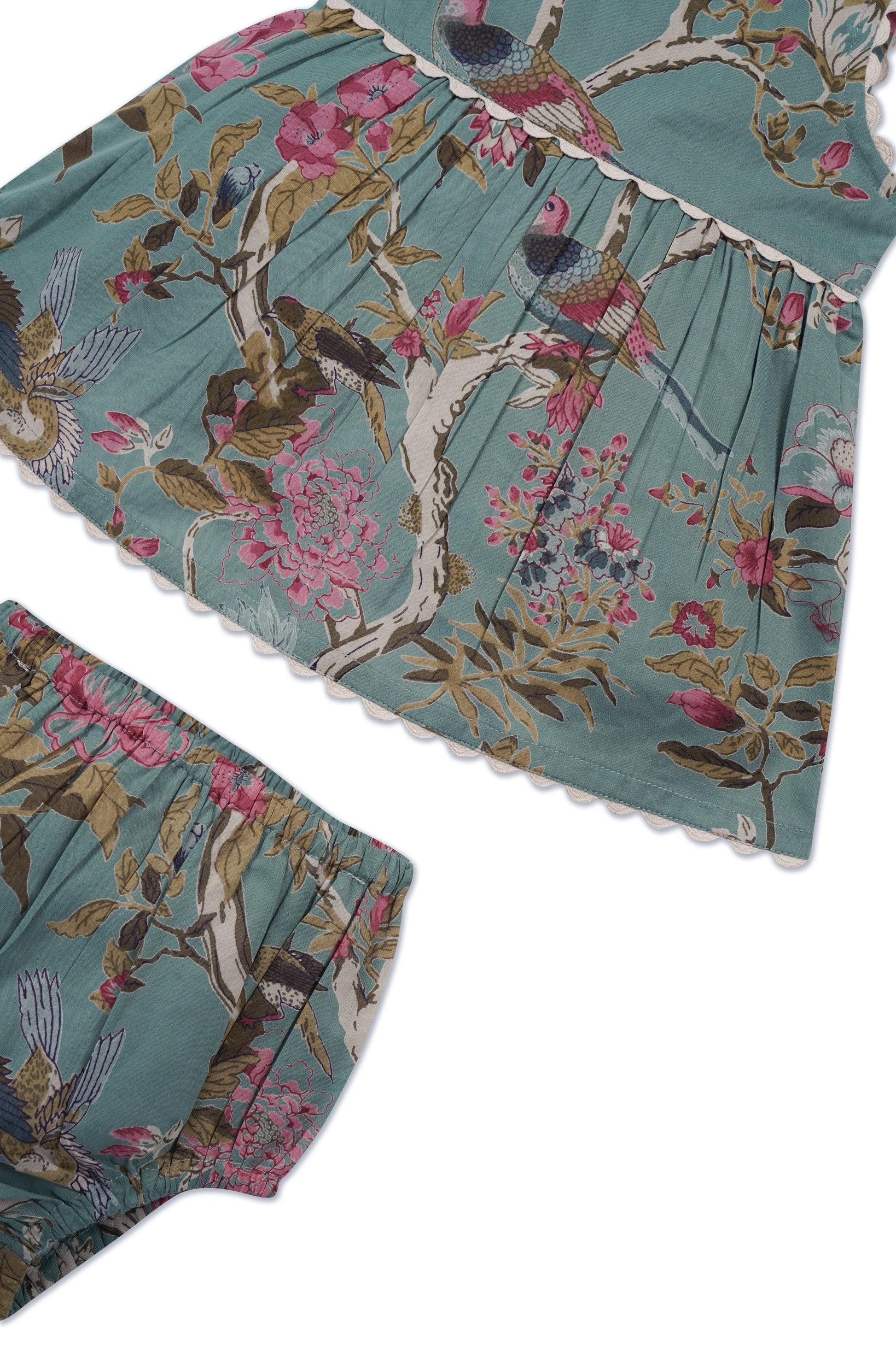 Sara Dress : SAGE : Infant : Toddler : Tween dress & diaper cover Yo Baby India 