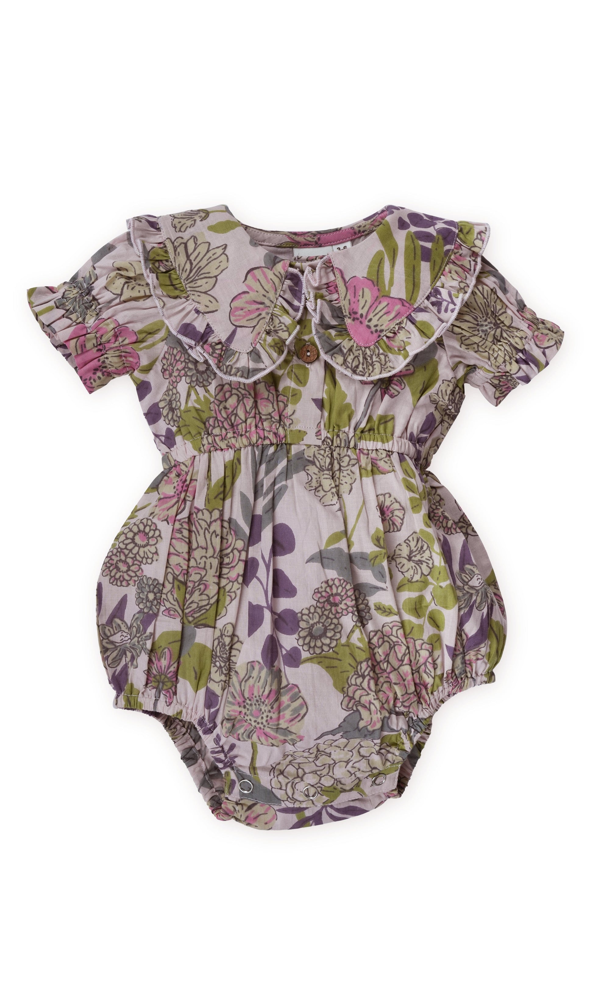 Sofia Romper : LAVENDER : Infant : Baby Girl Romper Yo Baby India 
