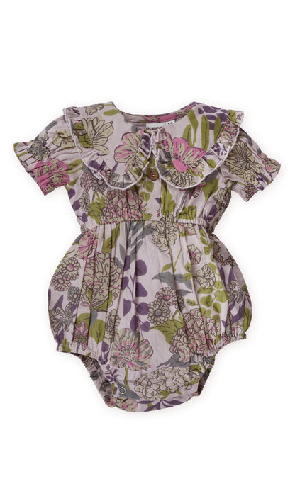 Sofia Romper : LAVENDER : Infant : Baby Girl Romper Yo Baby India 