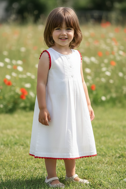 Ivory Heart Lace Detail Dress