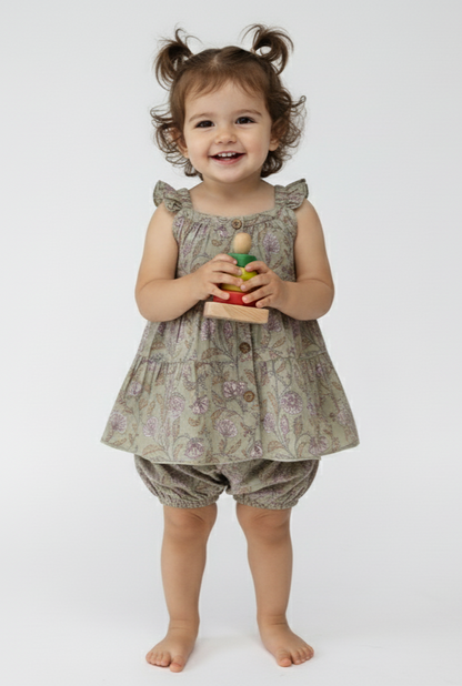 Inara Tiered Dress : SAGE : Infant : Toddler : Tween