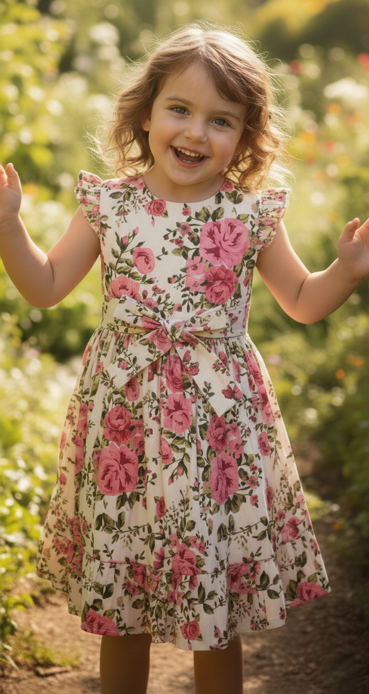 Rosa Dress : WHITE : Infant : Toddler : Tween