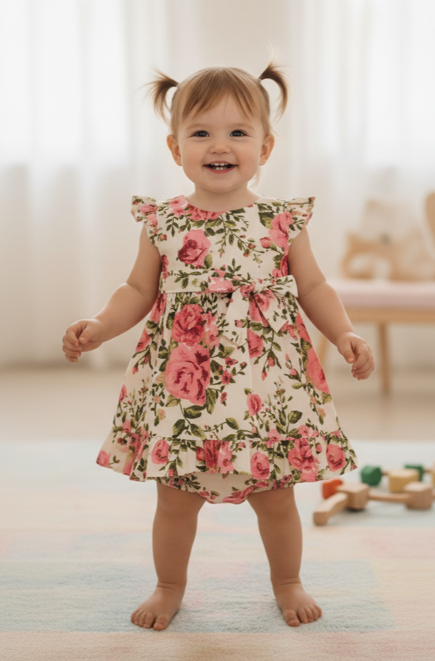 Rosa Dress : WHITE : Infant : Toddler : Tween