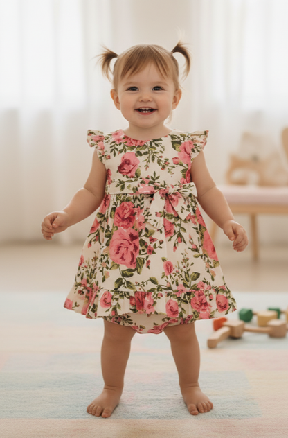 Rosa Dress : WHITE : Infant : Toddler : Tween