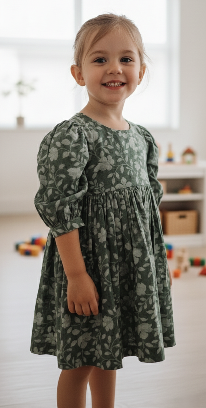 Emma Dress : SAGE : Infant : Toddler : Tween