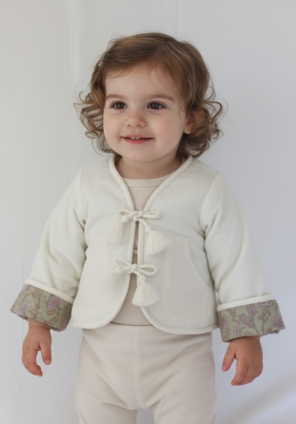 Jill Reversible Quilted Jacket : OFF-WHITE : Infant : Toddler : Tween