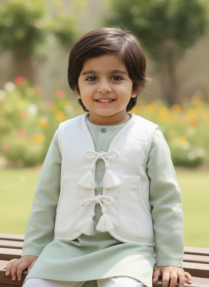 Ari Reversible Quilted Jacket : OFF-WHITE : Infant : Toddler : Tween