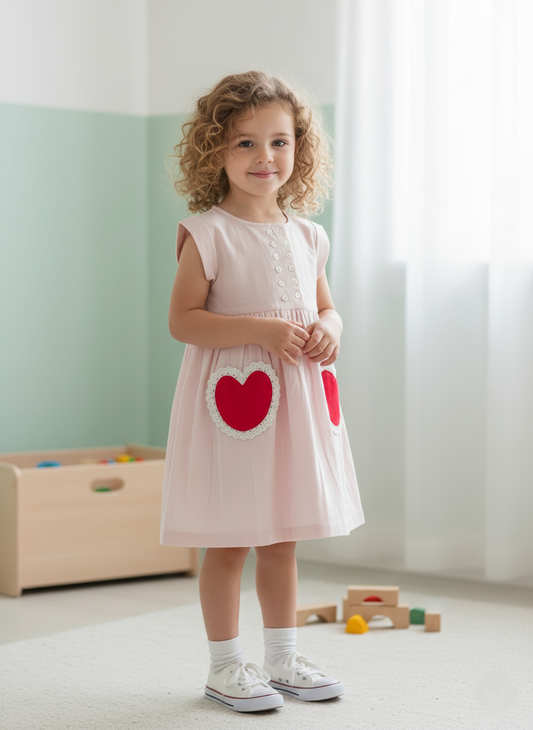 Amore Dress : SOFT PINK : Infant : Toddler : Tween
