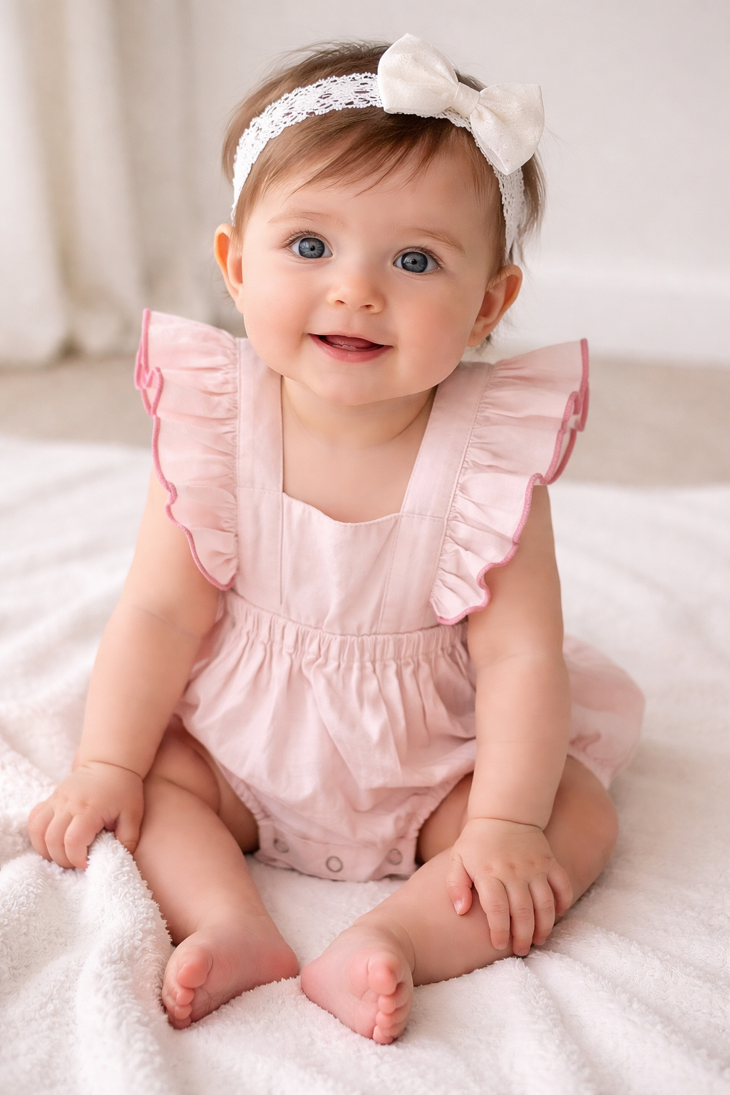 Racer Back Romper : BABY PINK : Infant – Yo Baby India