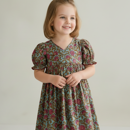 Alisha Swing Dress : TURQUOISE : Infant : Toddler : Tween