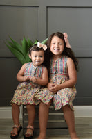 Abstract& Floral Shirt Dress Dress Yo Baby Wholesale 