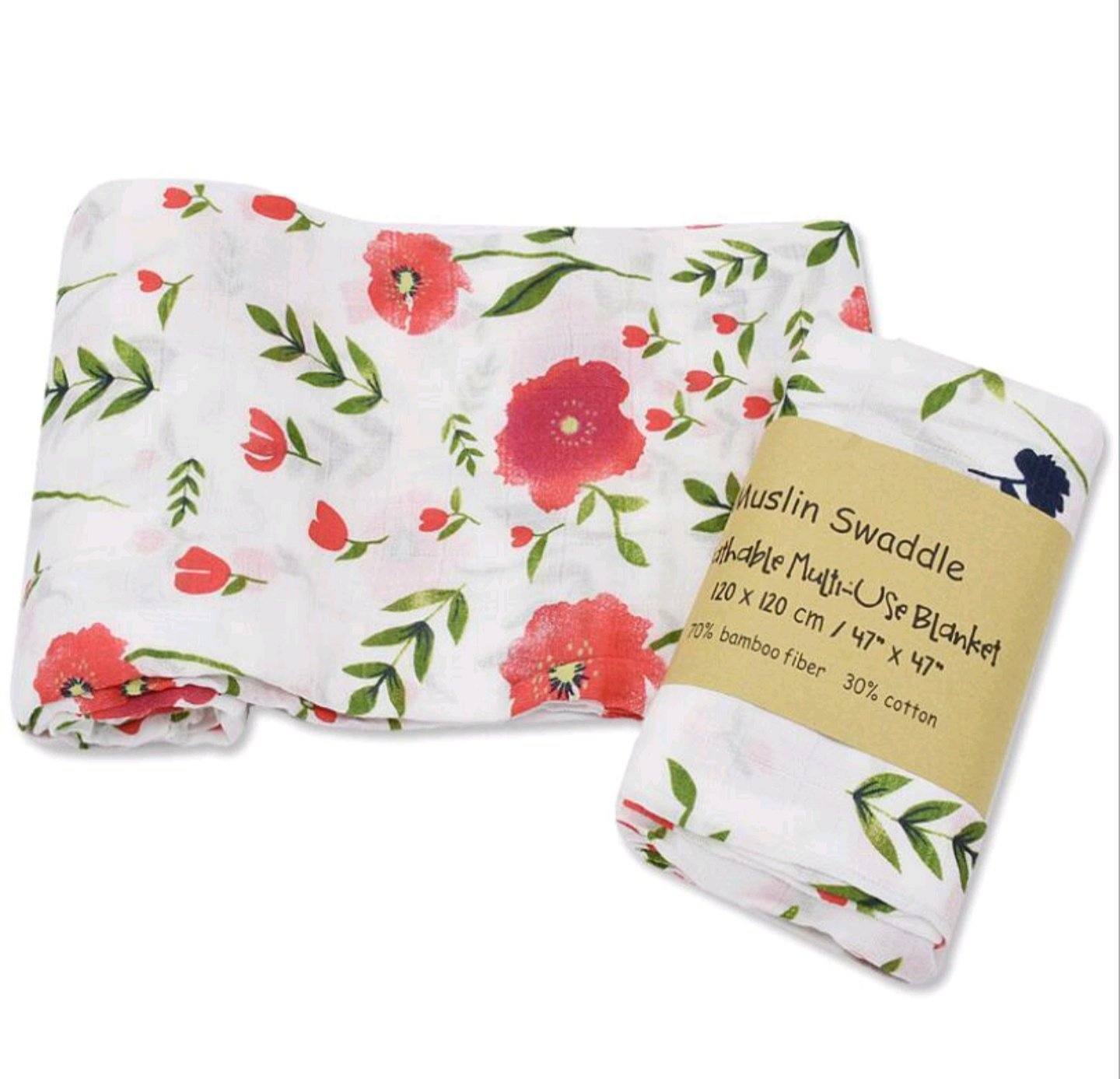 Bamboo Cotton Muslin Baby Swaddles Blanket Yo Baby Wholesale 