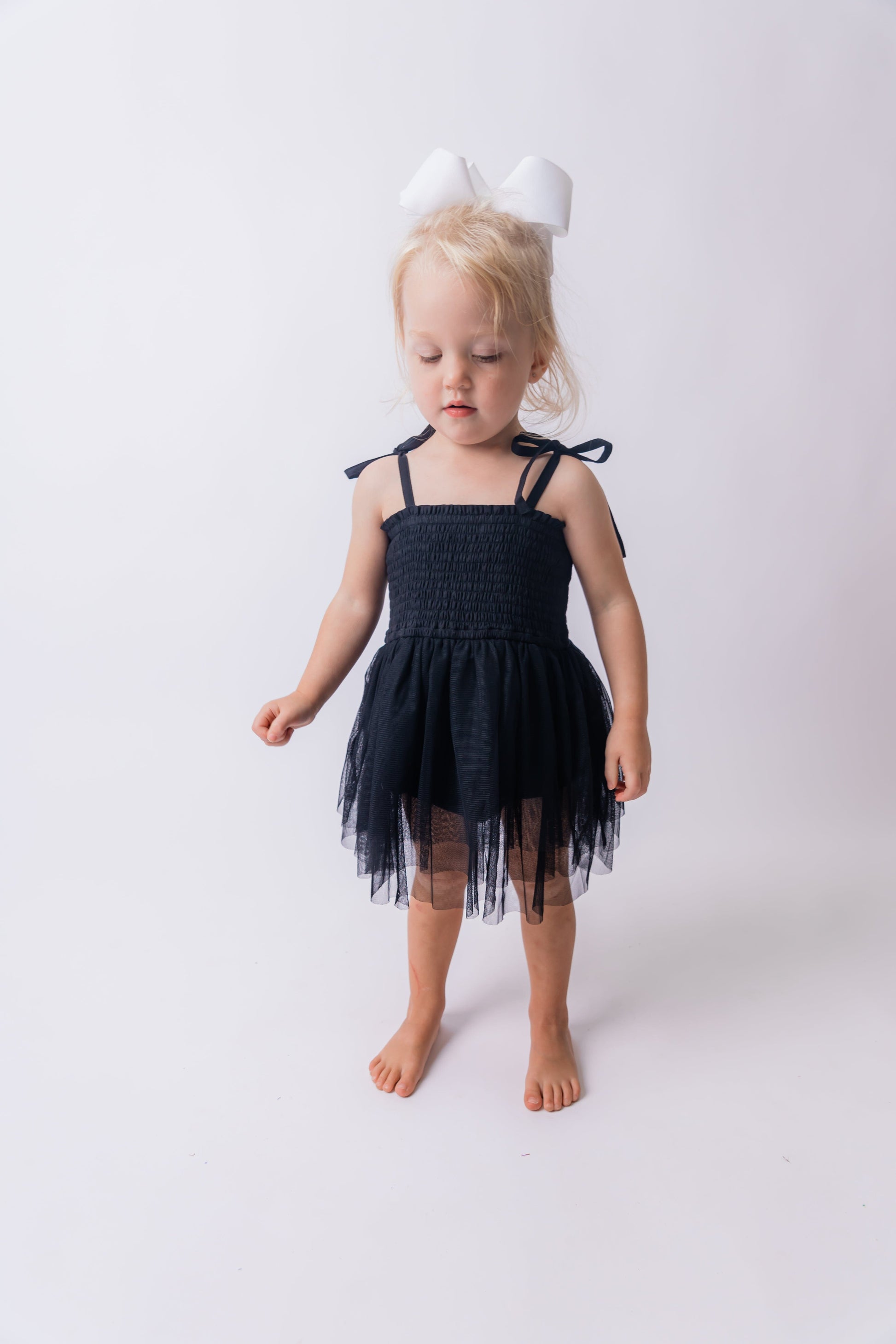 Black Tulle Infant Ruffle Romper Dress Yo Baby India 