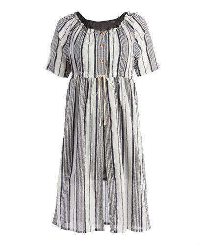 Black & White Off-shoulder Dress & Slip 2pc set Dress Yo Baby Wholesale 