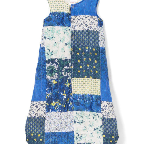 Blue Patchwork Sleeping Sack - Infant