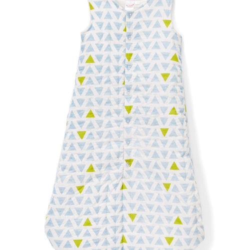 Blue & Yellow Triangles Sleeping Sack - Infant