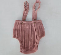 Blush Color Suspender Shorts-Style Diaper Cover Yo Baby India 