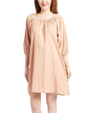 Blush Dress With Teal Infinity Scarf 2-pc. Set Dress Yo Baby Wholesale 