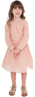 Blush Lace Detail Dress Dress Yo Baby Wholesale 