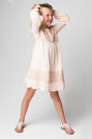 Blush Lace Detail Dress Dress Yo Baby Wholesale 