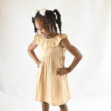 Blush Ruffle Racer-Back Dress Dress Yo Baby Wholesale 