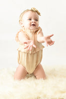 Blush Ruffles Infant Romper Dress Yo Baby Wholesale 