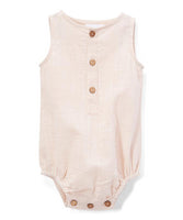 Blush Unisex Sleeveless Romper Dress Yo Baby Wholesale 