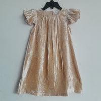 Blush Velvet A-line Dress Dress Yo Baby Wholesale 