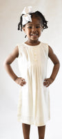 Box-Pleated Dress With Lace Detail Dress Yo Baby Wholesale 