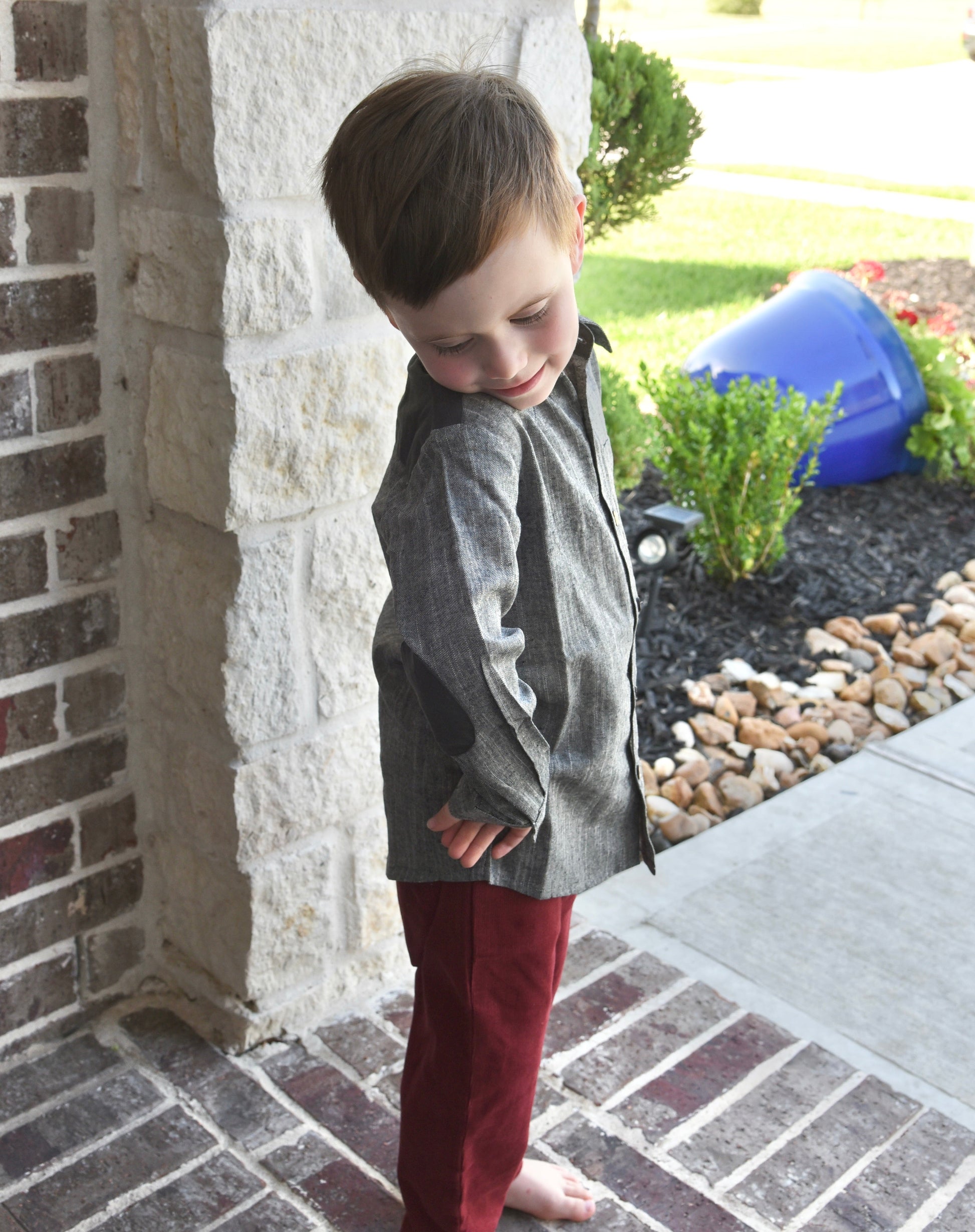 Boys Corduroy Pants - Red Boys Yo Baby Wholesale 