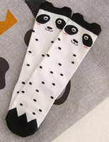 Cotton Knee Socks - Black & White Panda Yo Baby Wholesale 