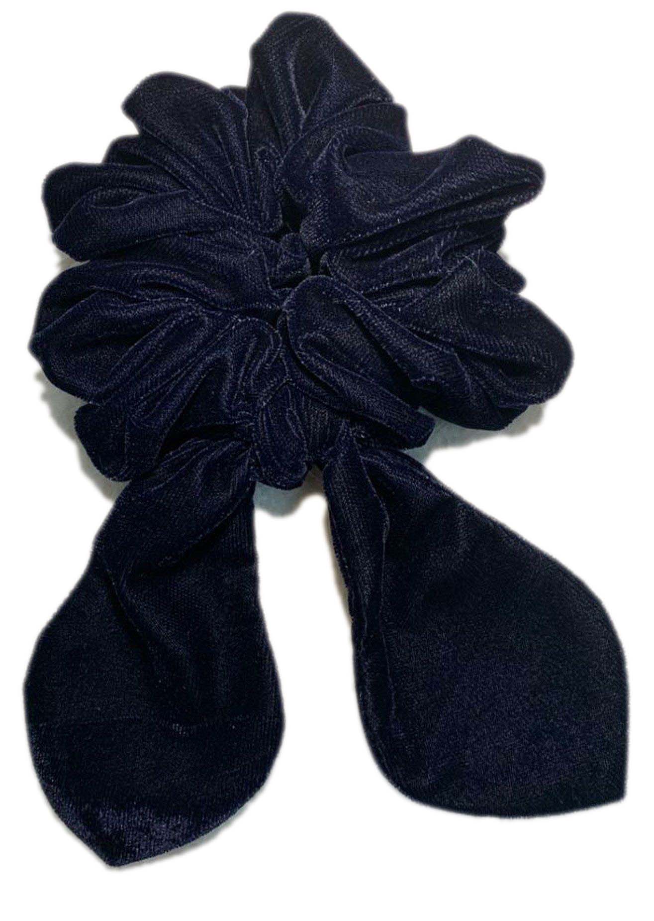 Cotton Velvet Bow Hair Scrunchy Yo Baby India 