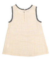 Delicate Pink Shift Infant Dress With Polka Dot Piping Dress Yo Baby Wholesale 