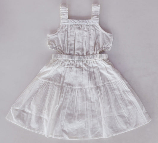 Ecru Cut-Out Dress Dress Yo Baby India 