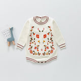 Embroidered Knitted Sweater Dress Yo Baby India 