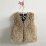 Faux Fur Vest Dress Yo Baby Wholesale 