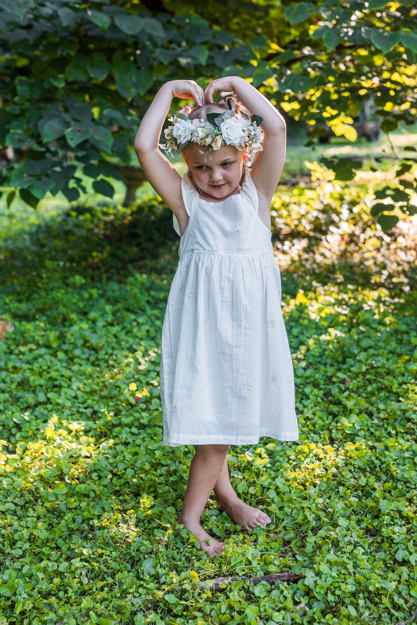 Floral Embroidered Angel Dress Yo Baby India 