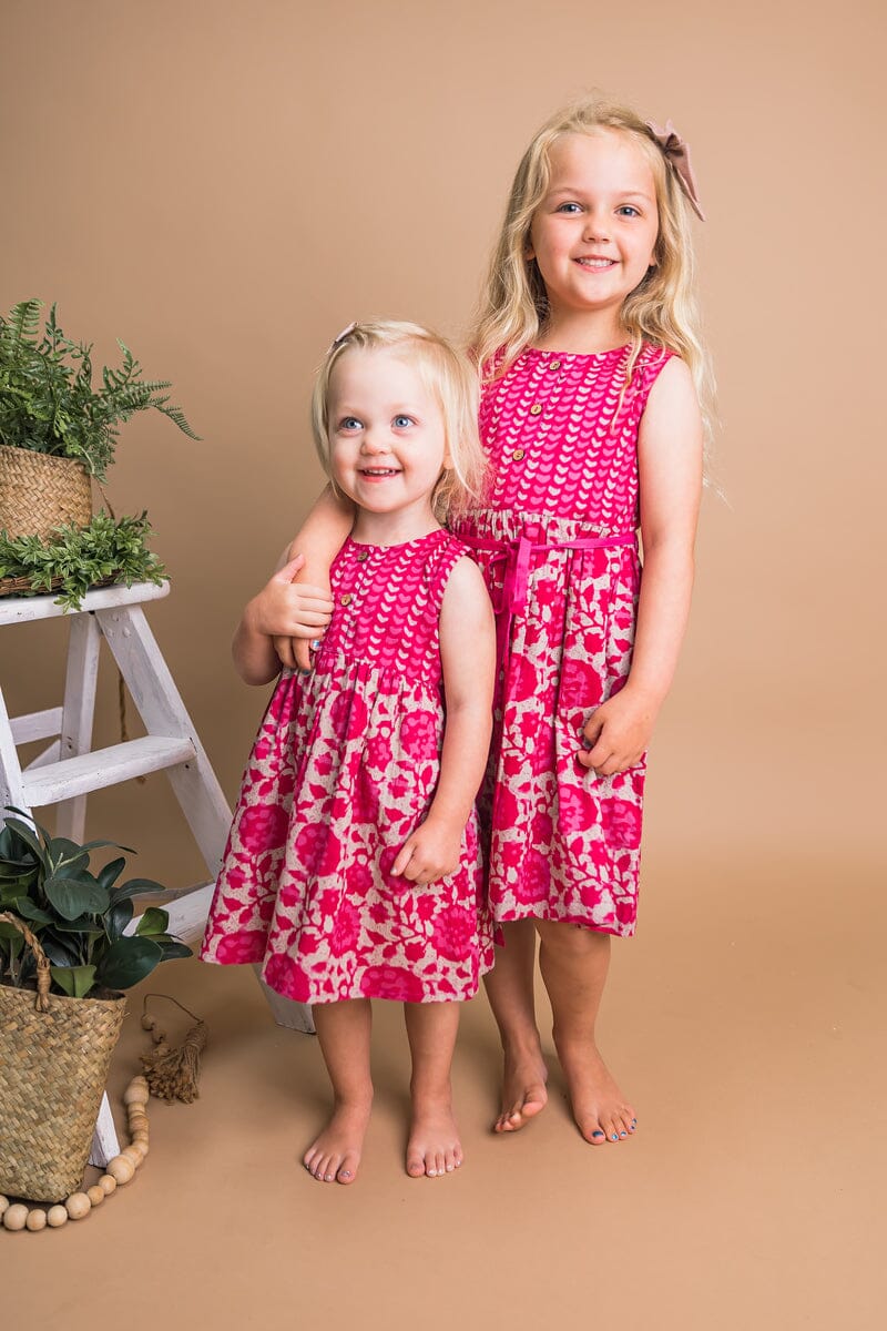 Floral Shift Dress With Drawstring Detail Dress Yo Baby India 