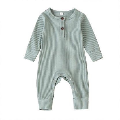 Full Sleeves Ribbed Romper- Unisex Yo Baby India 