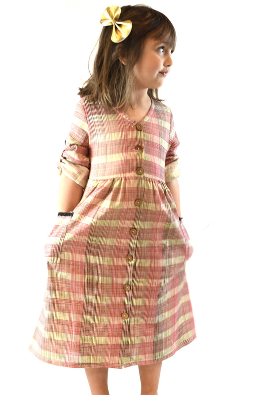 Gingham Shirt Dress Dress Yo Baby Wholesale 