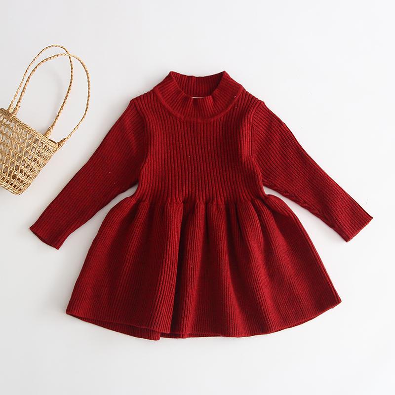 Girls Knitted Sweater Dress Yo Baby India 