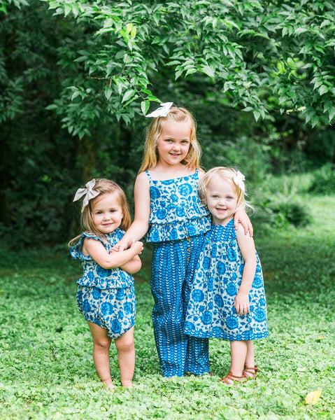 Floral Print Palazzo Pants in Navy Multi - Get great deals at JustFab