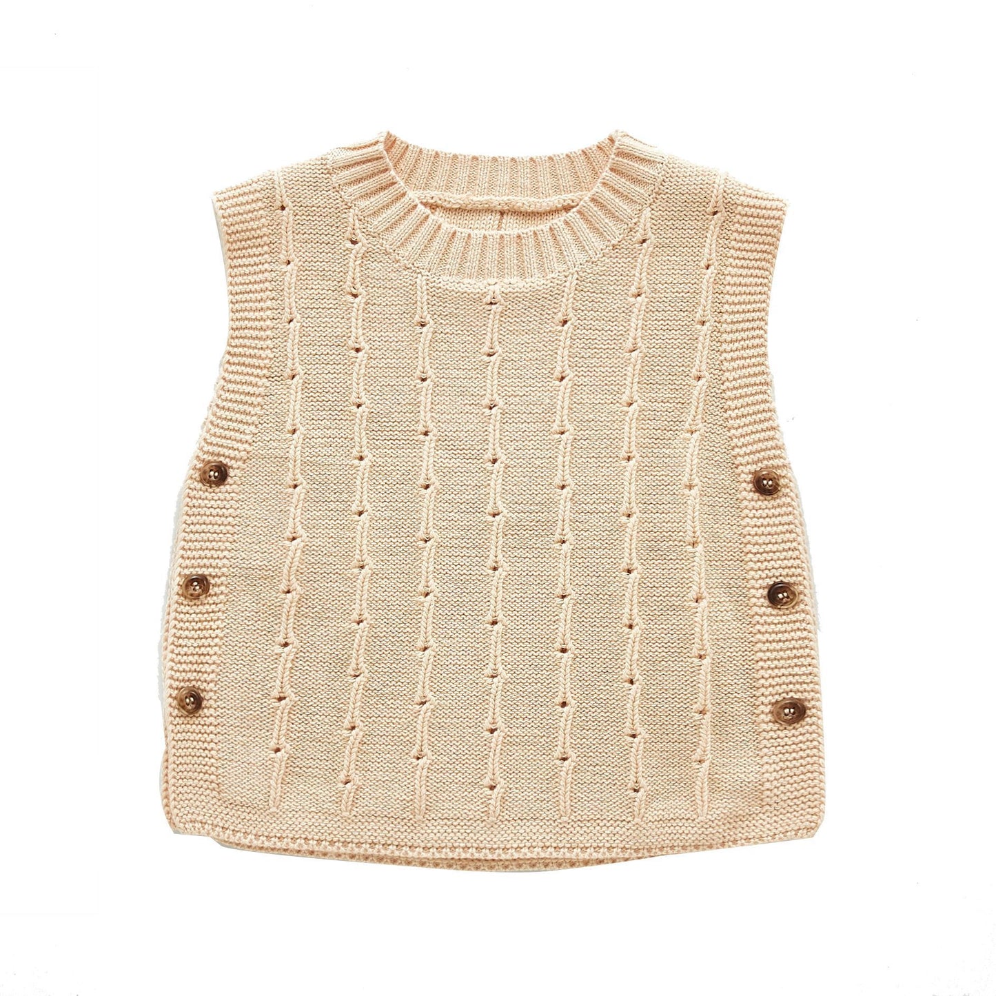 Infant Knitted Sweater Vest - Unisex Yo Baby India 