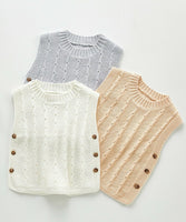 Infant Knitted Sweater Vest - Unisex Yo Baby India 
